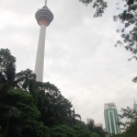 De KL tower, 421 meter hoog